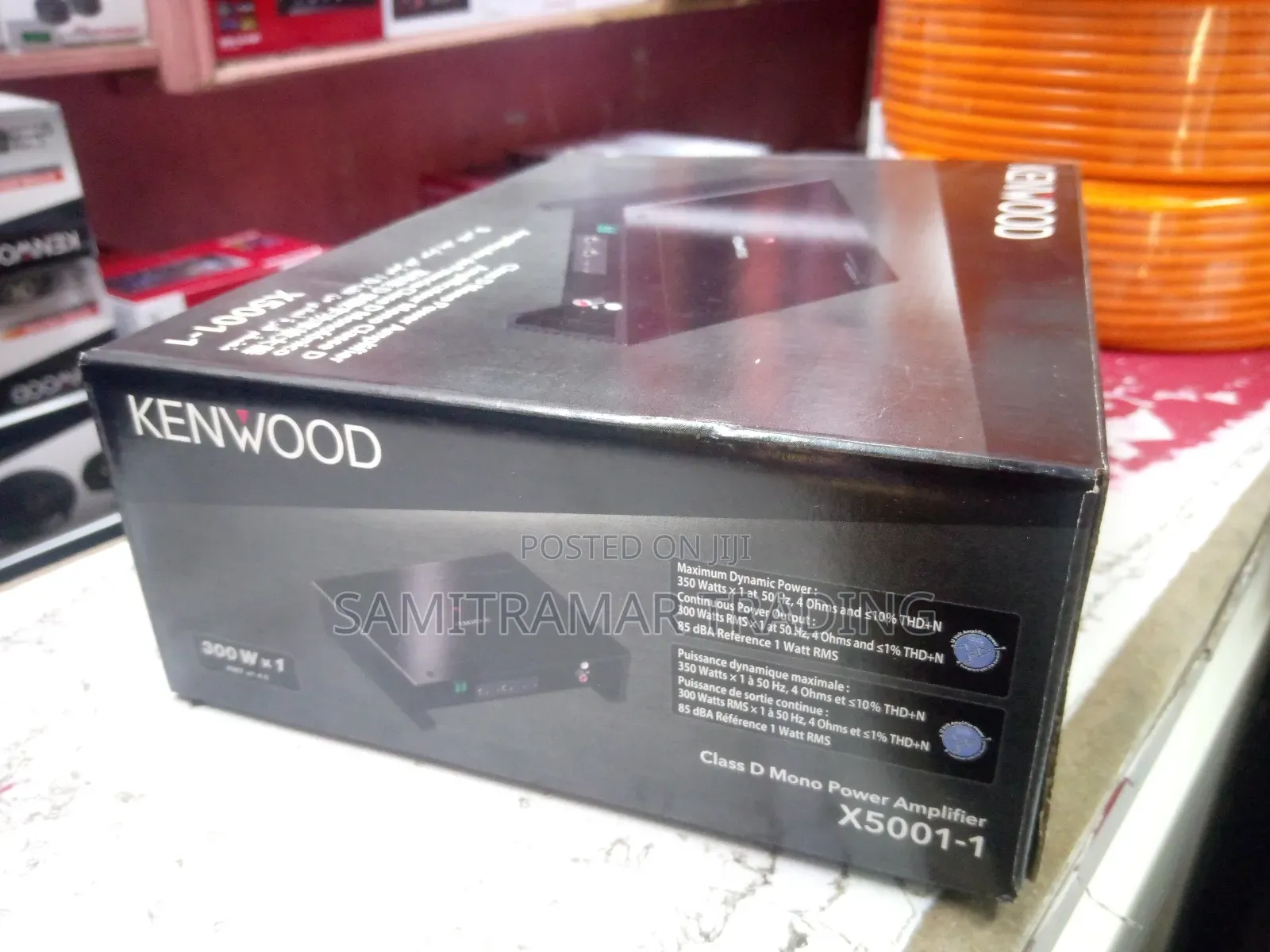 X5001-1: Kenwood Car Audio Mono Amplifier 1000w (2025 New)