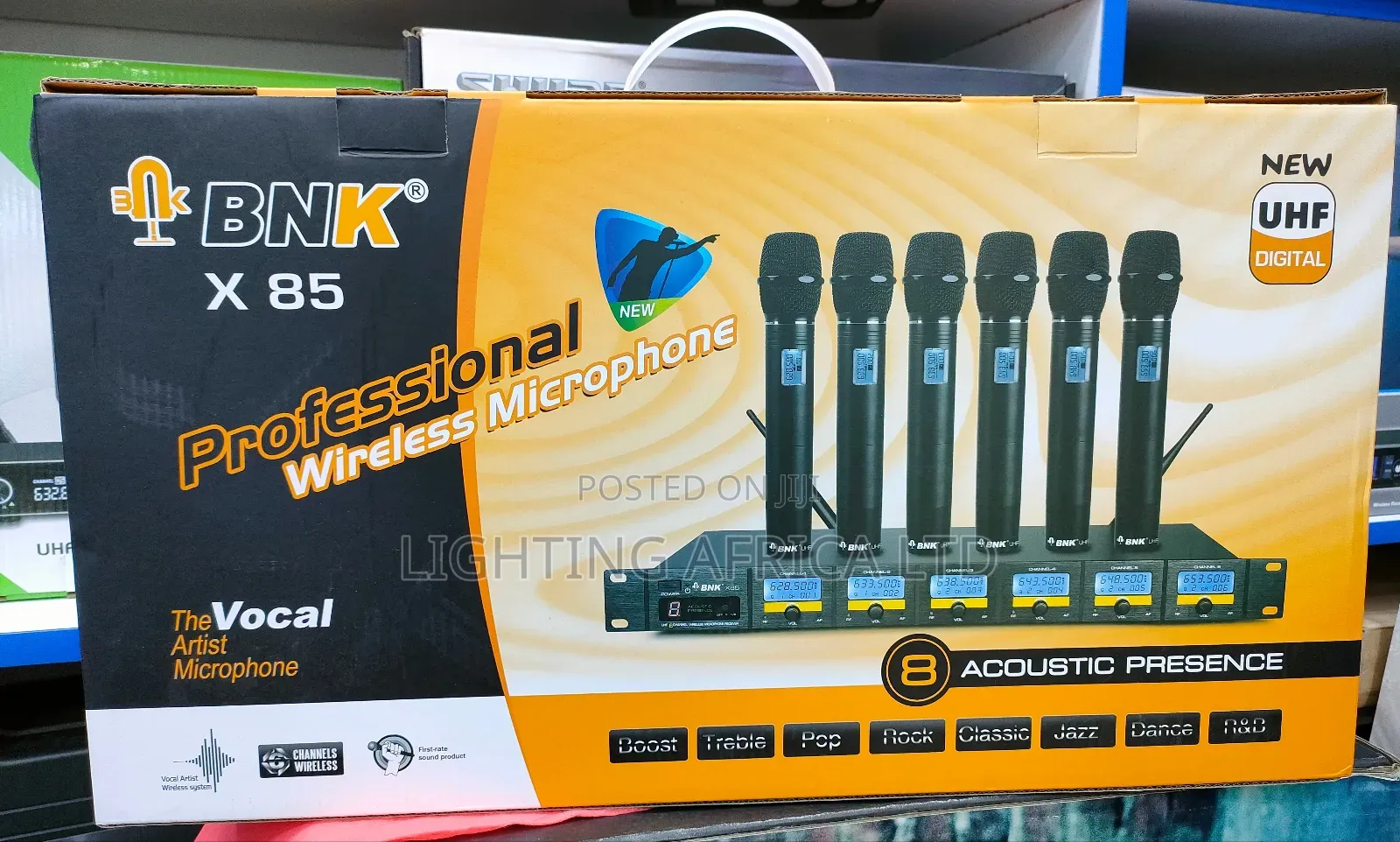 BNK X85 Wireless 6 Microphone Uhf High Frequency