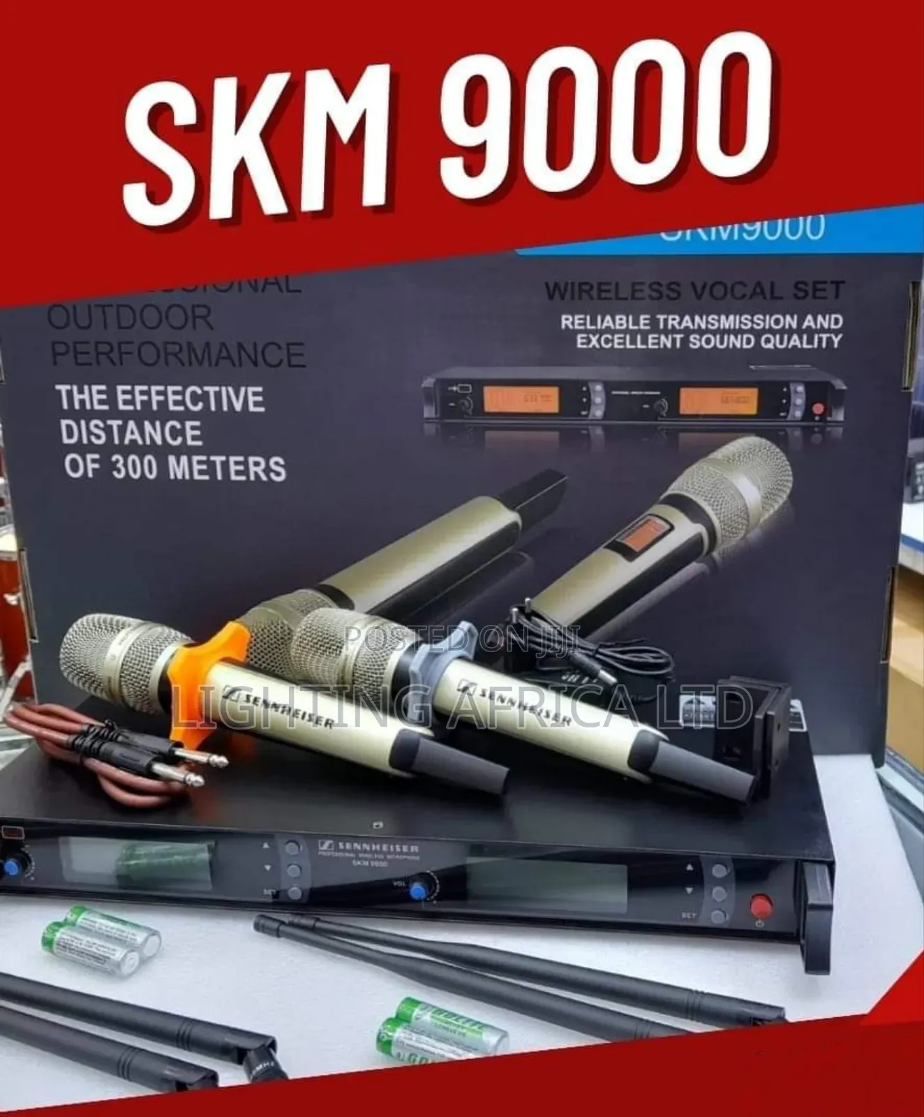 Sennheiser Skm9000 Powerful Outdoor Wireless Microphone