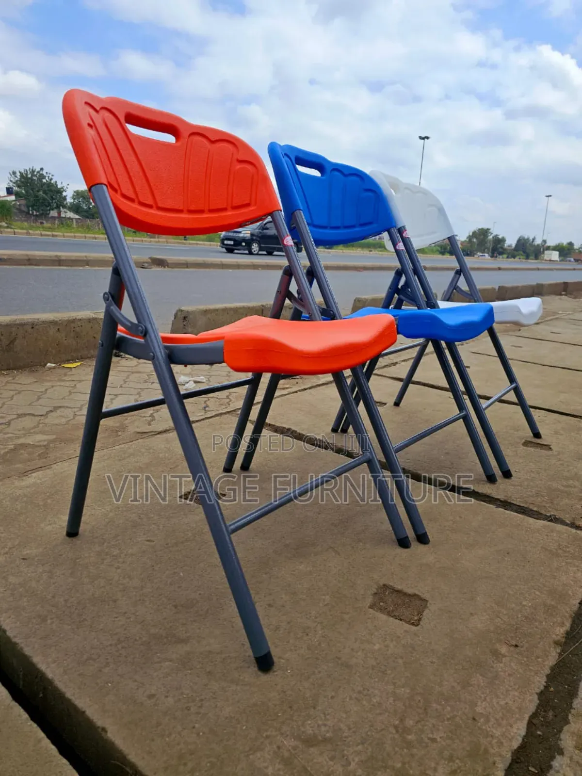 Foldable Chair White Jj-65