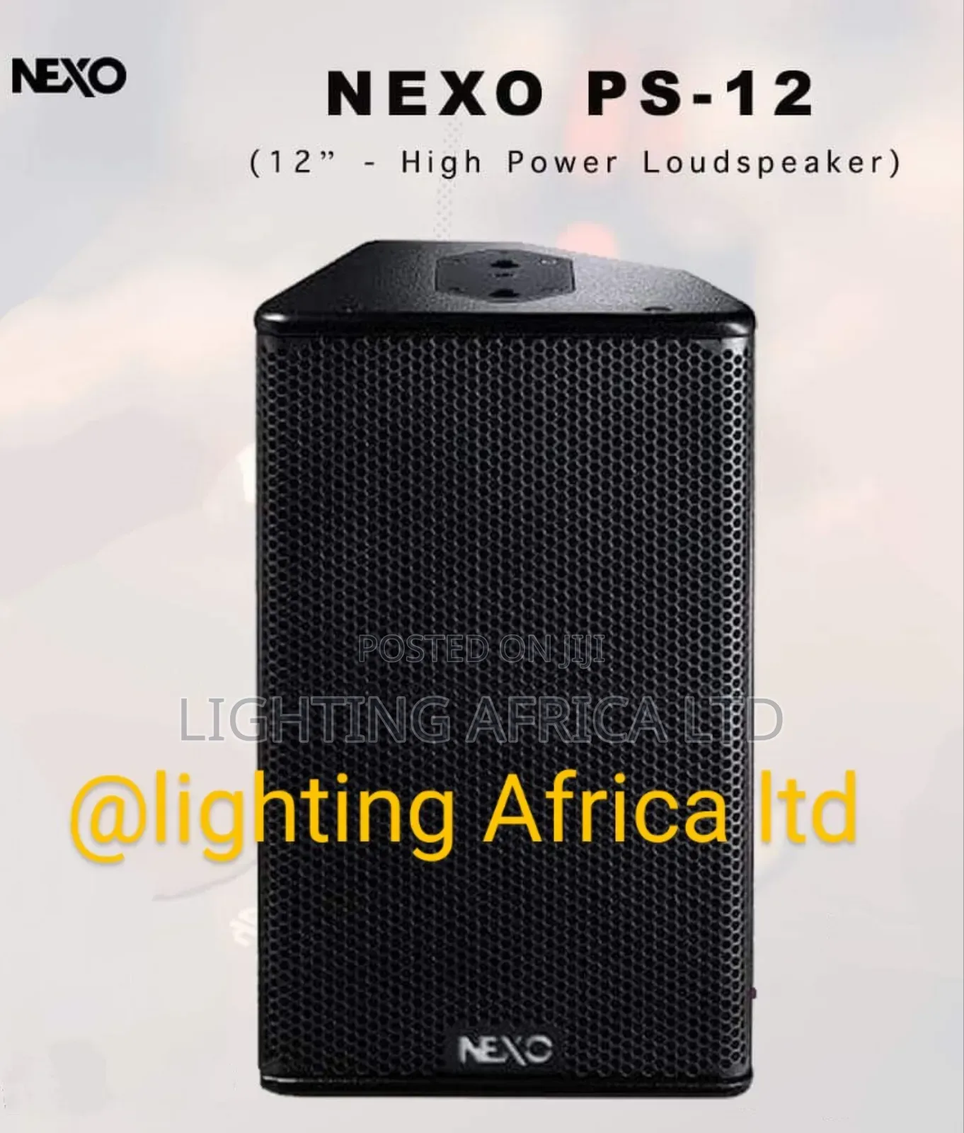 Nexo 12"Proffesional Range Bass Speaker 1000 Watts