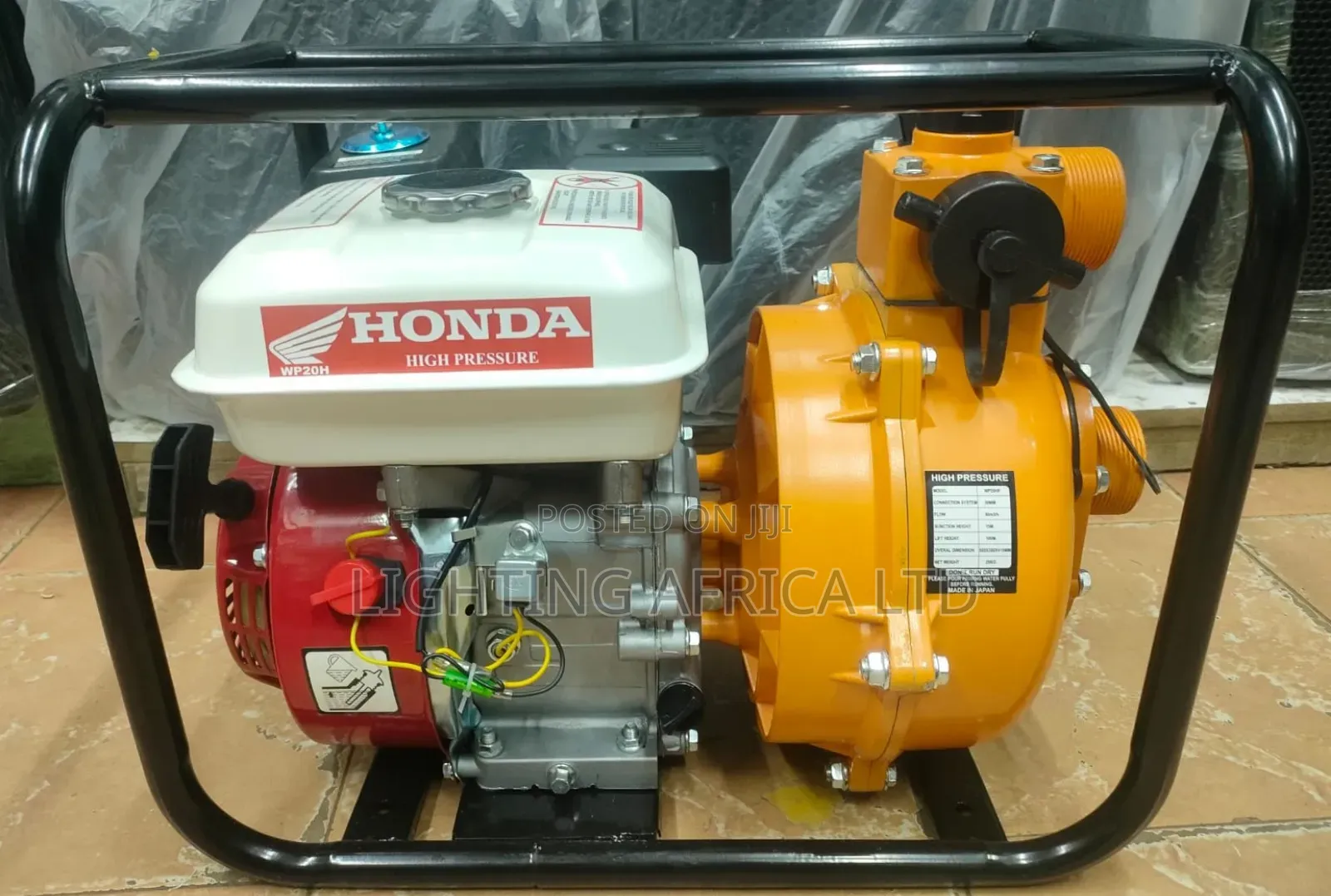 2" Honda High Pressure Water Pump 3 Outlets of 2" Delivery