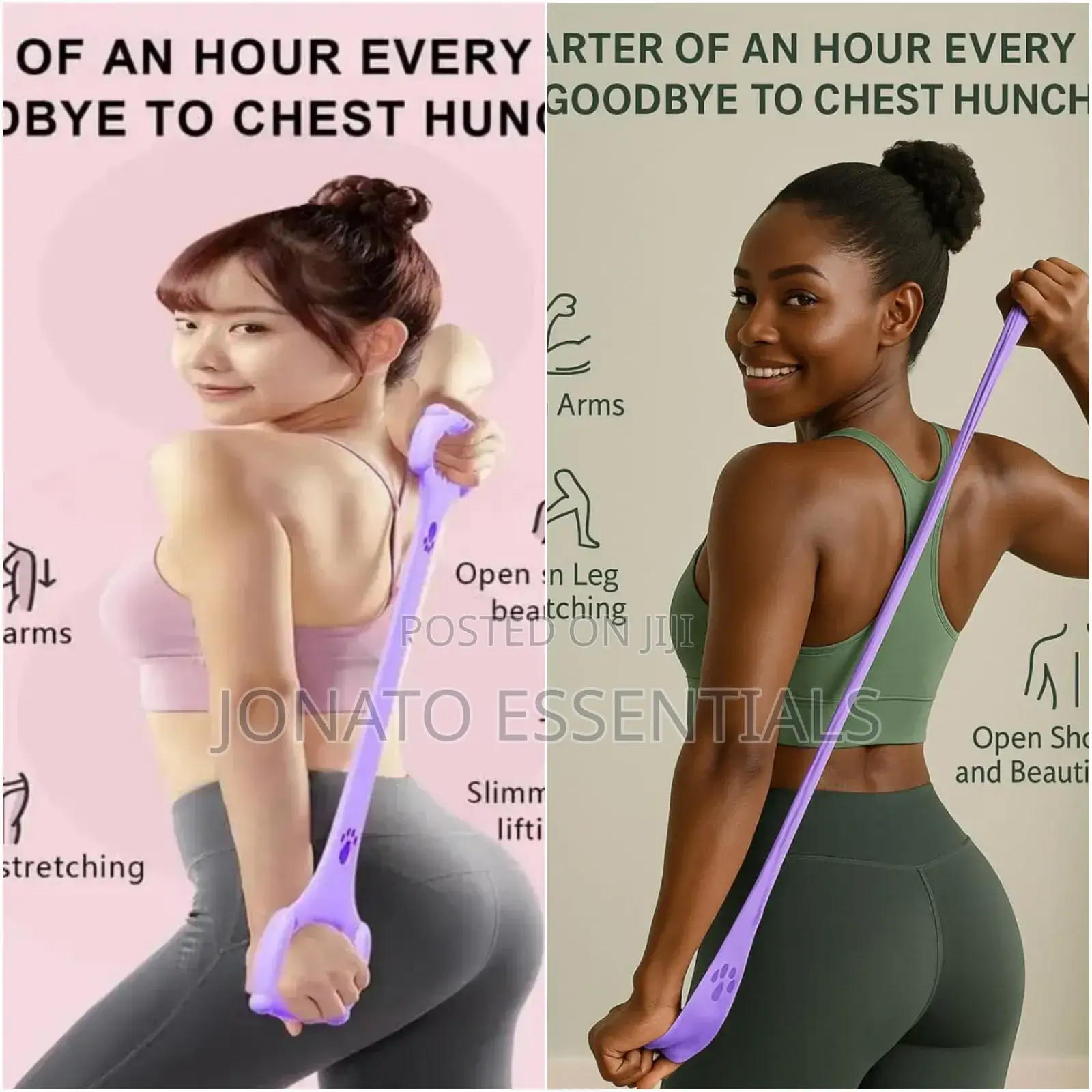 Resistant Yoga Muscle Stretcher Band