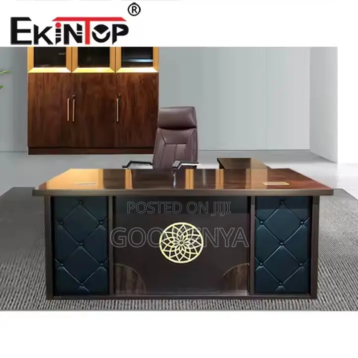 Office Desk ; 1.4mm Luxury Style Wooden Executive Desk