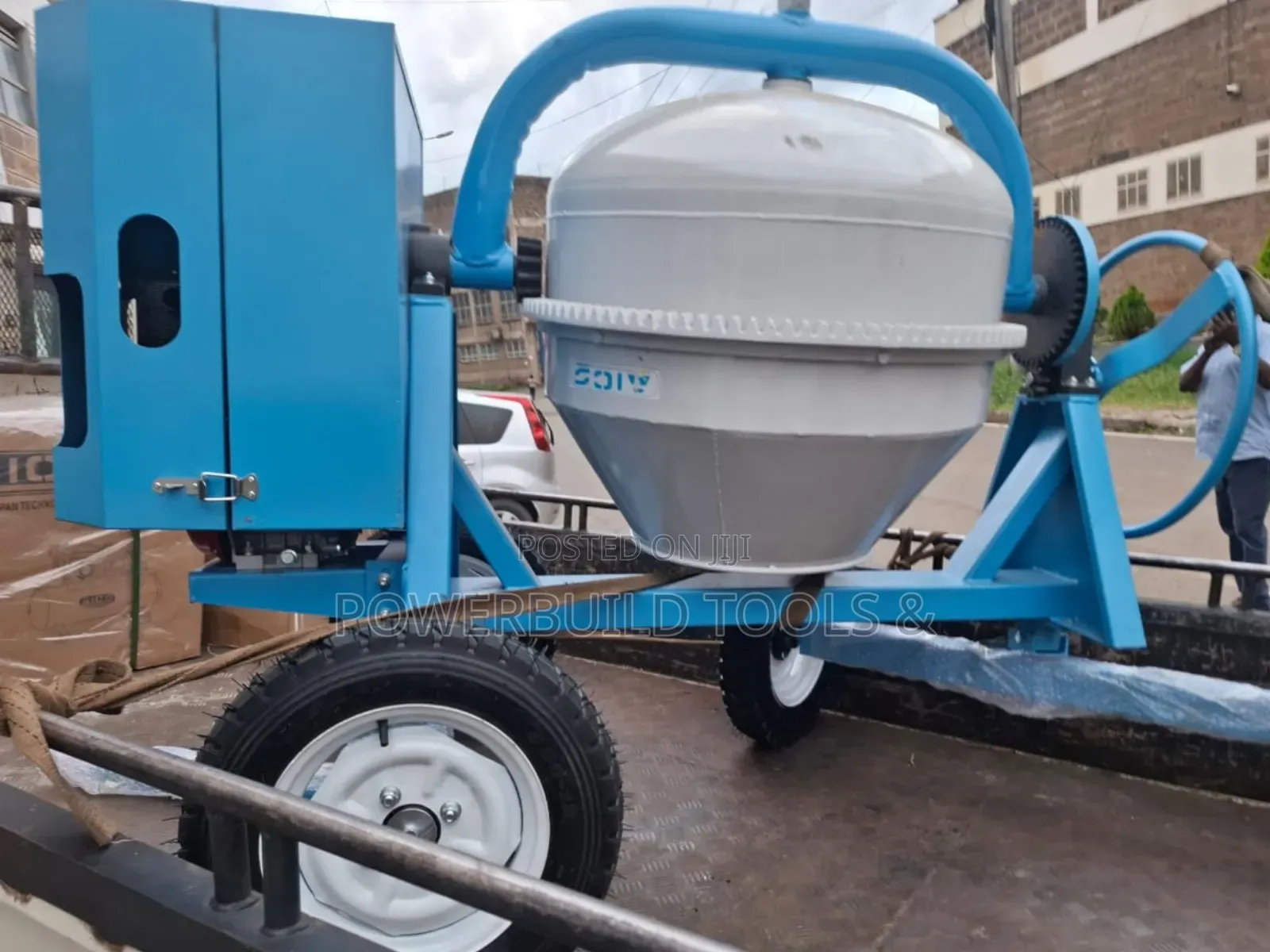 Aico Japan 400l Drum Tilting Concrete Mixer
