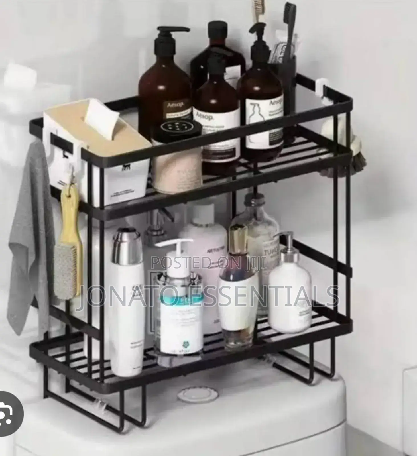 2-Tier Bathroom Storage Rack, Organizer, Shelf