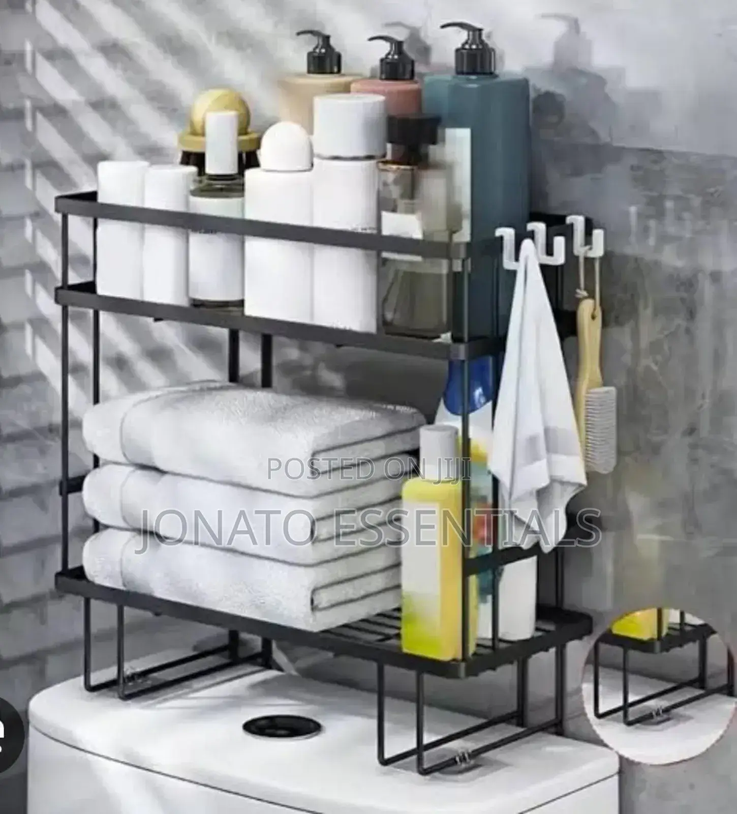 2-Tier Bathroom Storage Rack, Organizer, Shelf