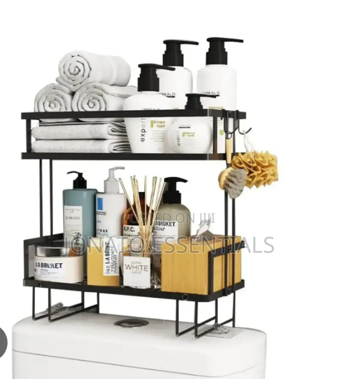 2-Tier Bathroom Storage Rack, Organizer, Shelf