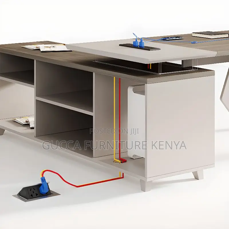 Office Desk:1800mm Office Desk With Side Secure Drawer