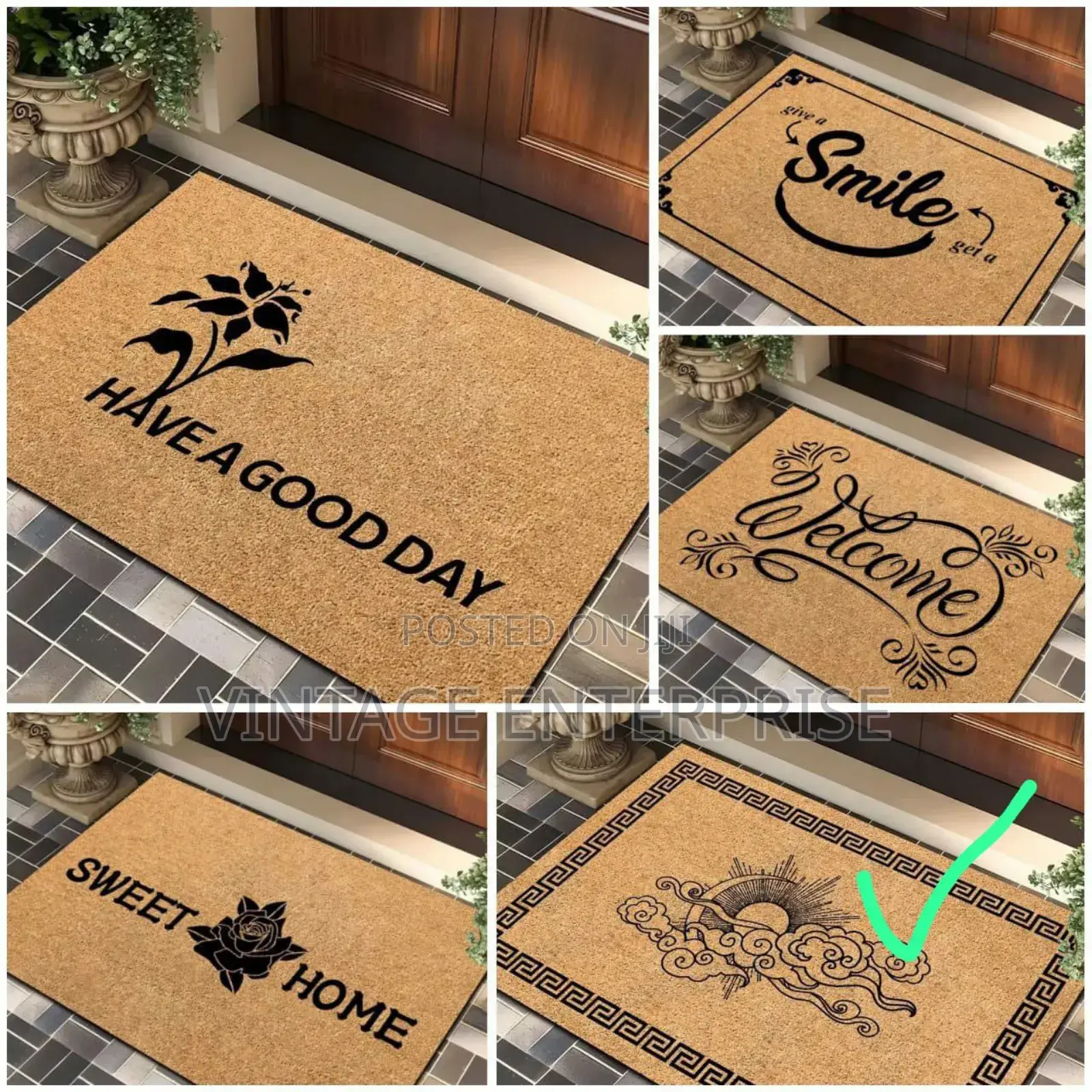 Rubber Bottom Door Mat