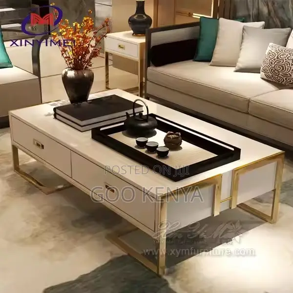 Coffee Table ; Stainless Steel Living Room Tea Table