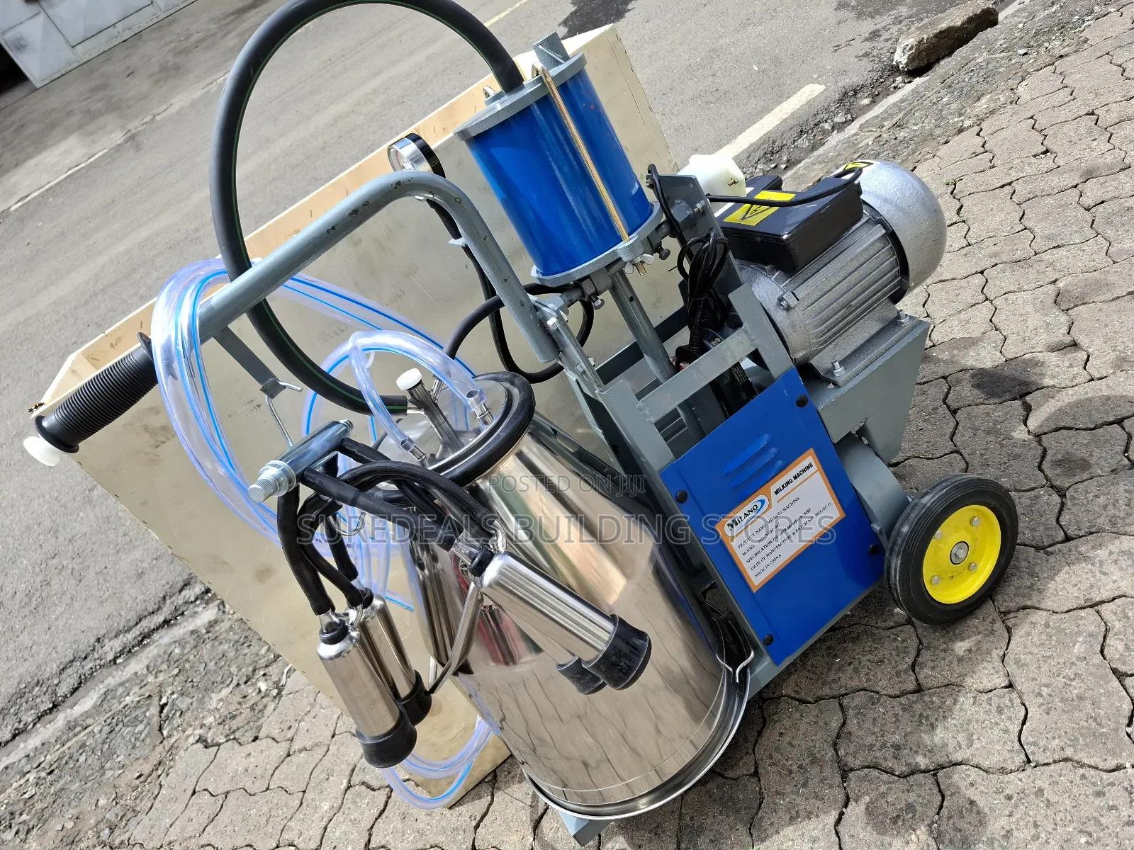 Single Bucket/Barrel Milking Machine – Aico