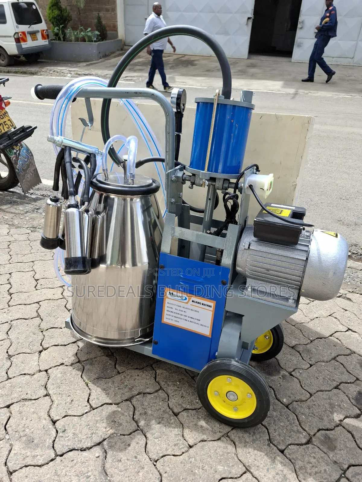 Single Bucket/Barrel Milking Machine-Milano Brand