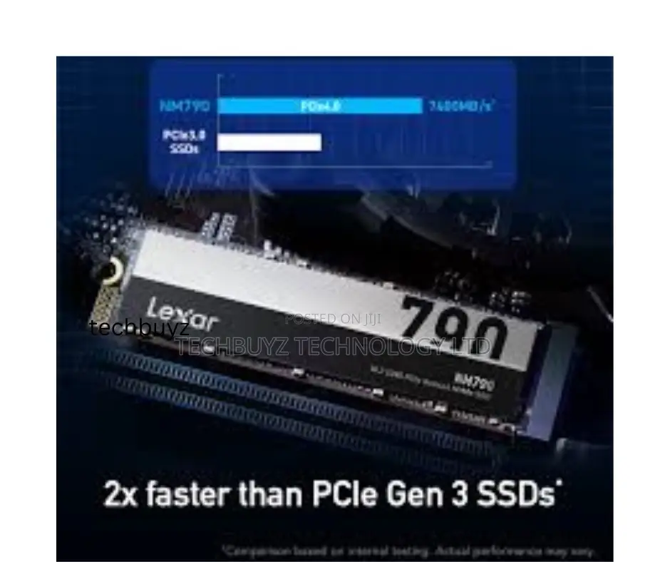 Lexar 4tb Nm790 SSD Pcie Gen4 Nvme M.2 2280 Up to 7400/6500