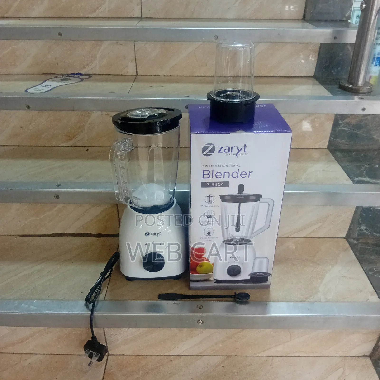 Zaryt 2-in-1 Food Blender With Grinder