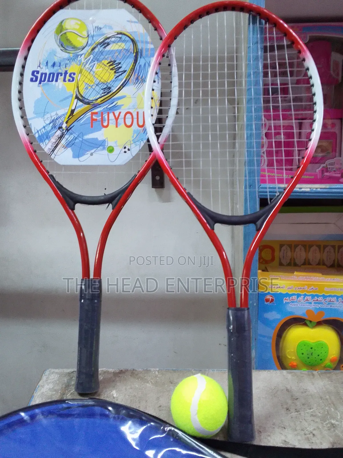 Badminton Racket*2 With a Tennis Ball Brandnew
