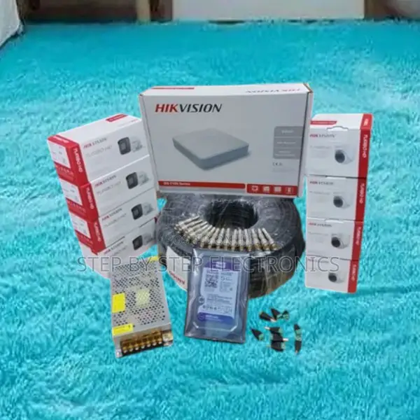 20m Ir Distance Hikvision 8 1080p CCTV Cameras Full Package