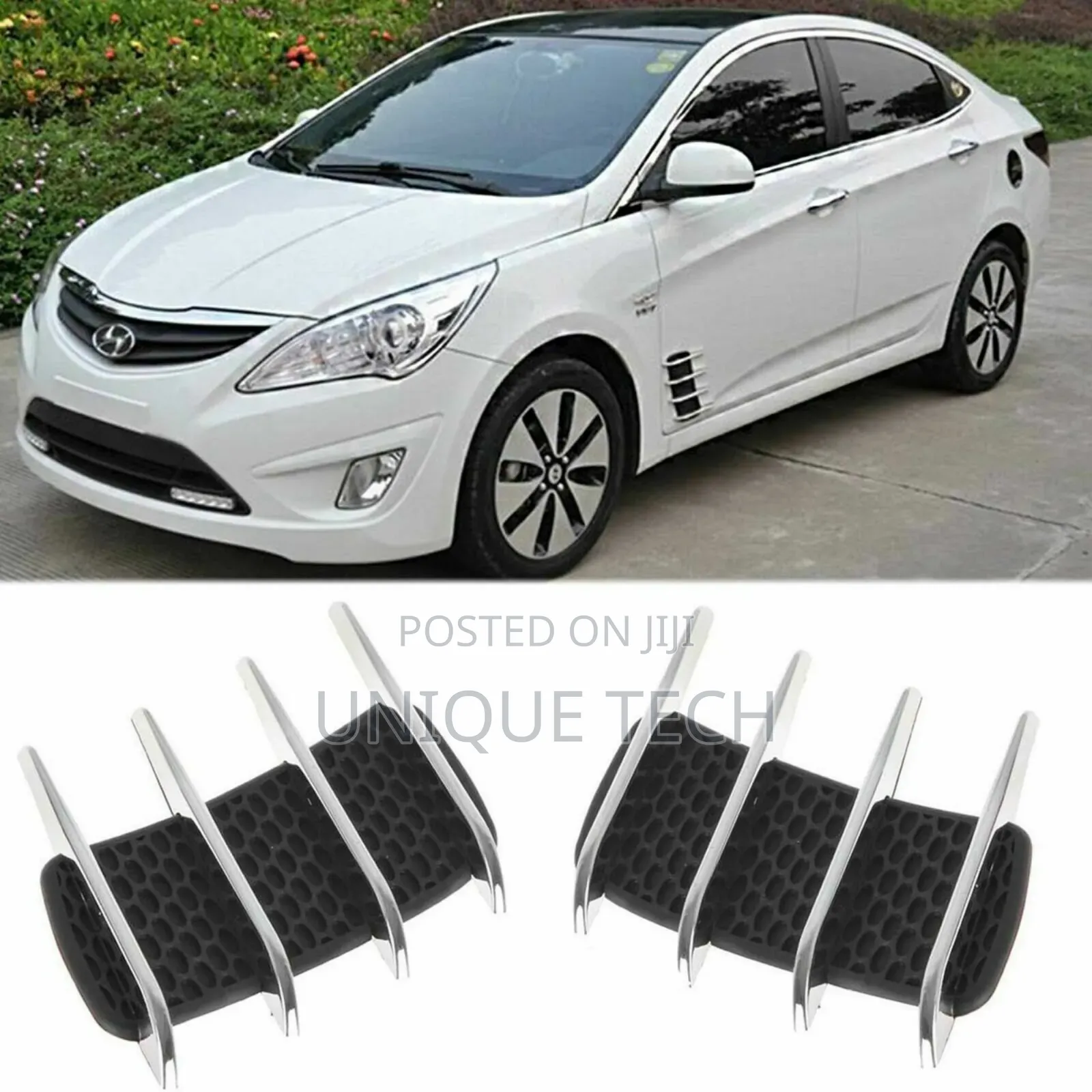 Shark Style Car Vent Sticker – Side Fender Decoration