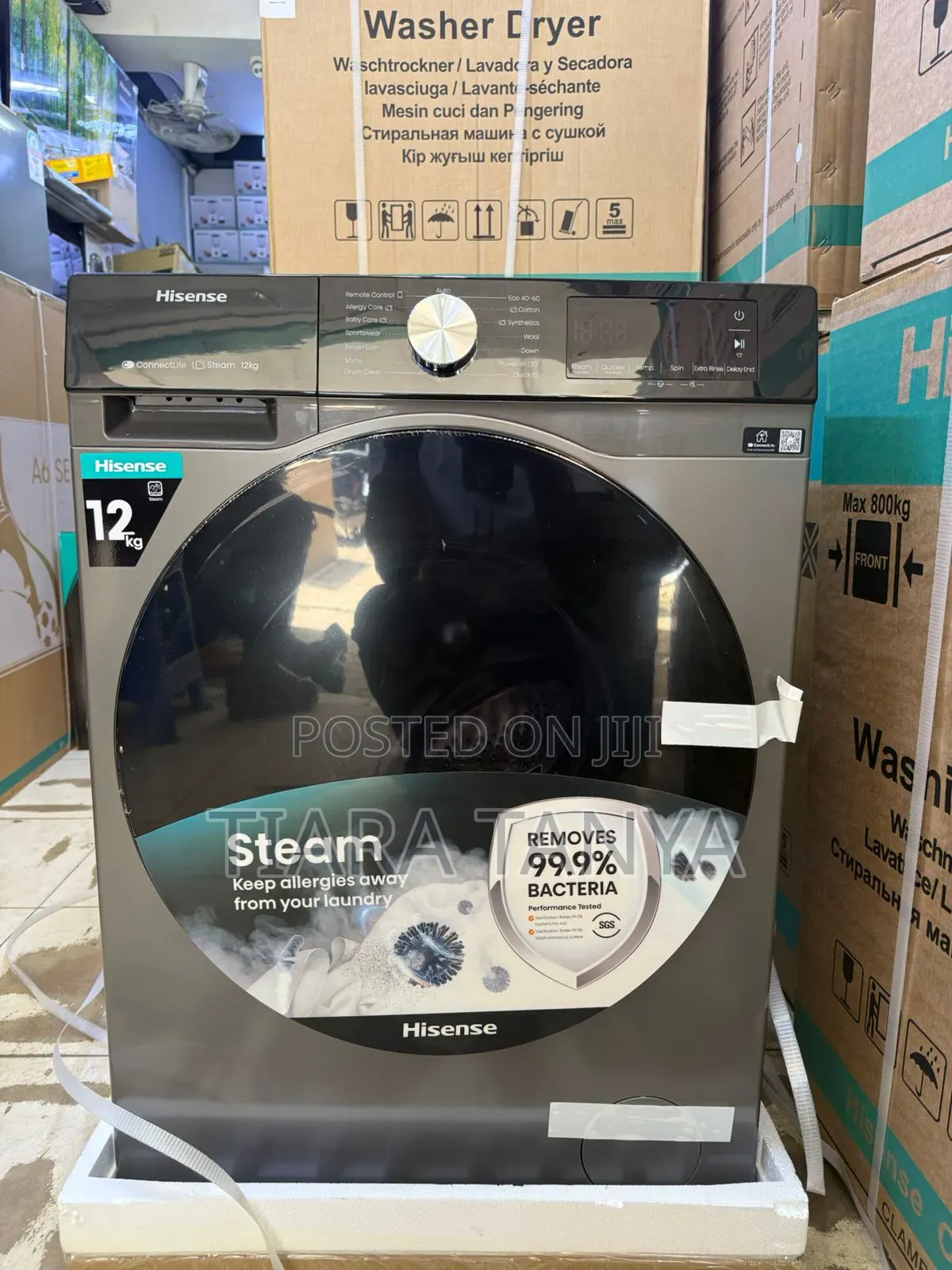 Hisense 12kg Wash and Spin. Front Load Washing Machine