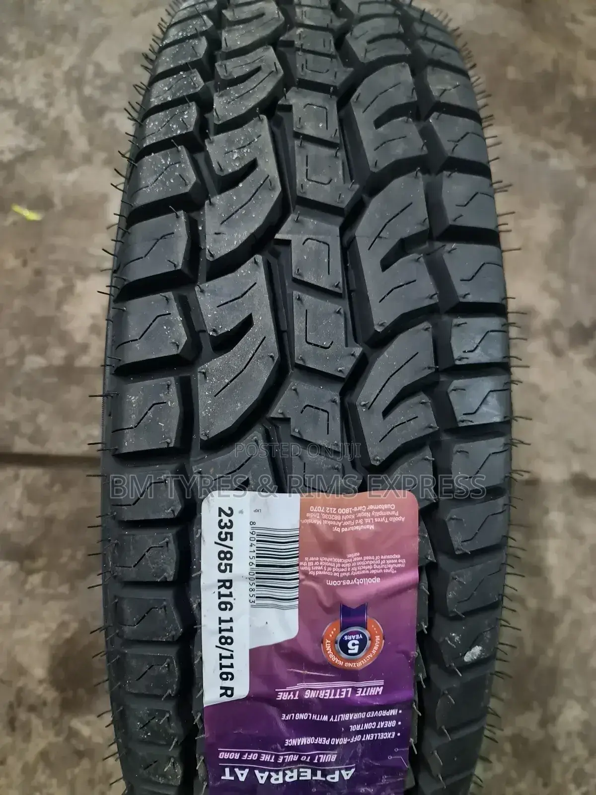 235/85 R16 Apollo (India) All Terrrain) Commercial.