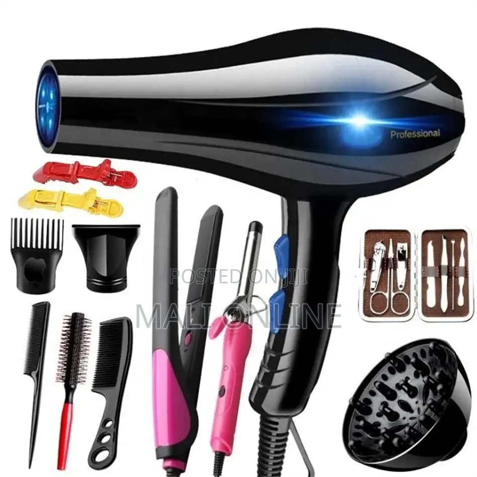 Hair Styling $ Grooming Set 2200w Professional Blow Dryer