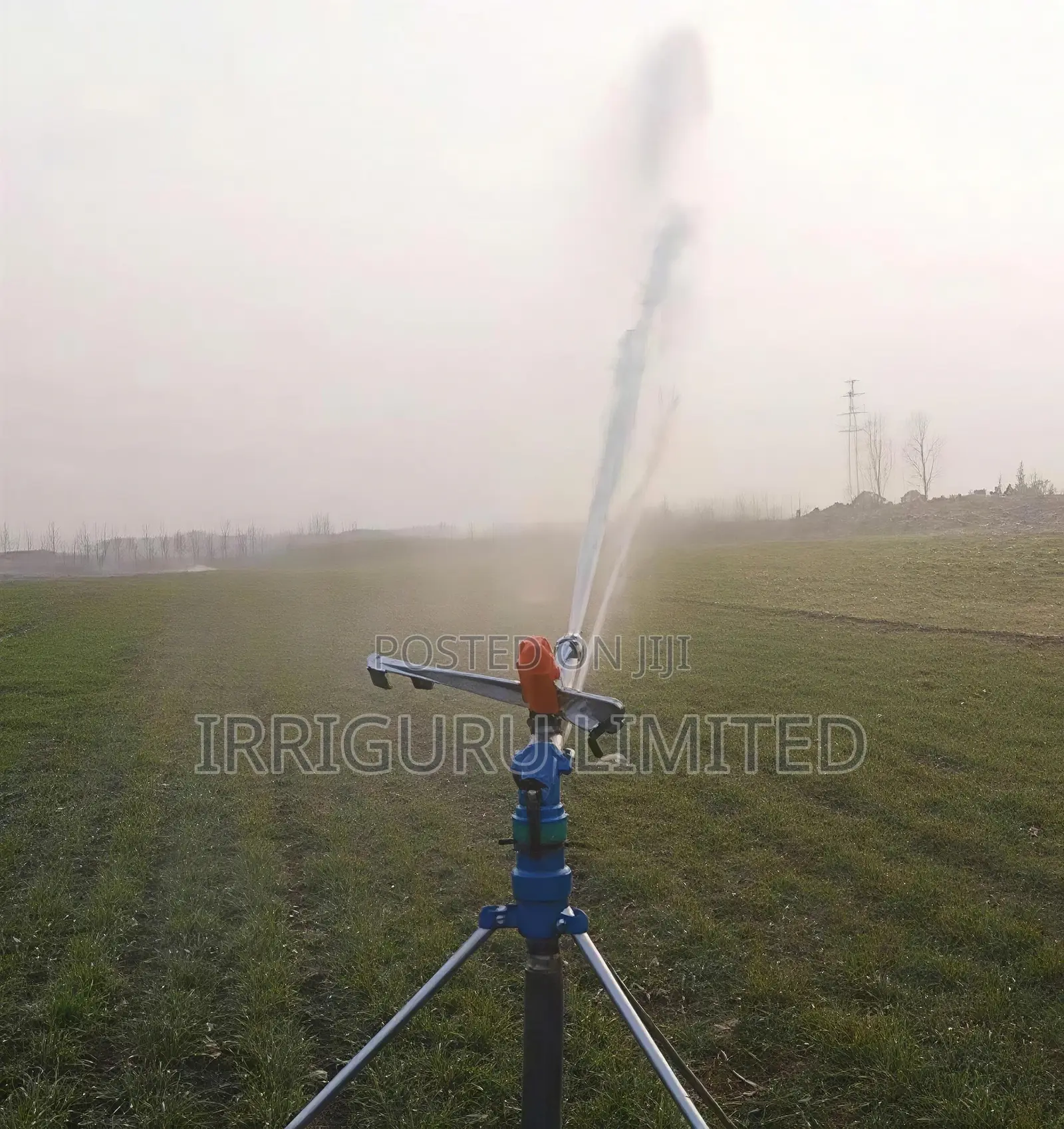 Py50 Type Farmland Irrigation Rain Sprinkler, Aluminum Alloy