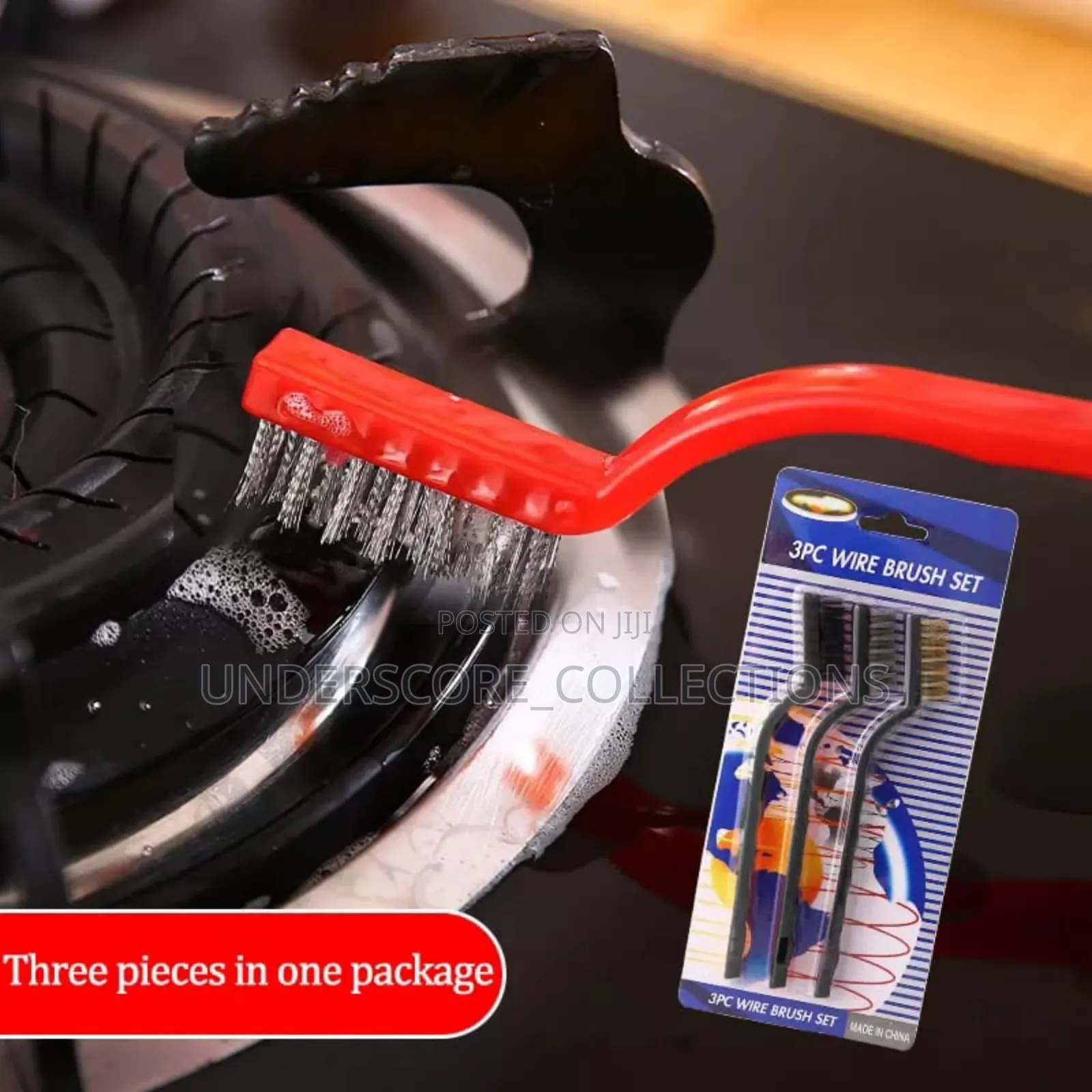 3pcs Cleaning Tool Wire Small Brush