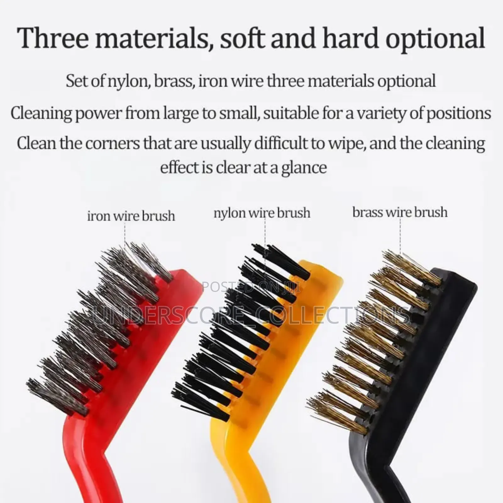 3pcs Cleaning Tool Wire Small Brush
