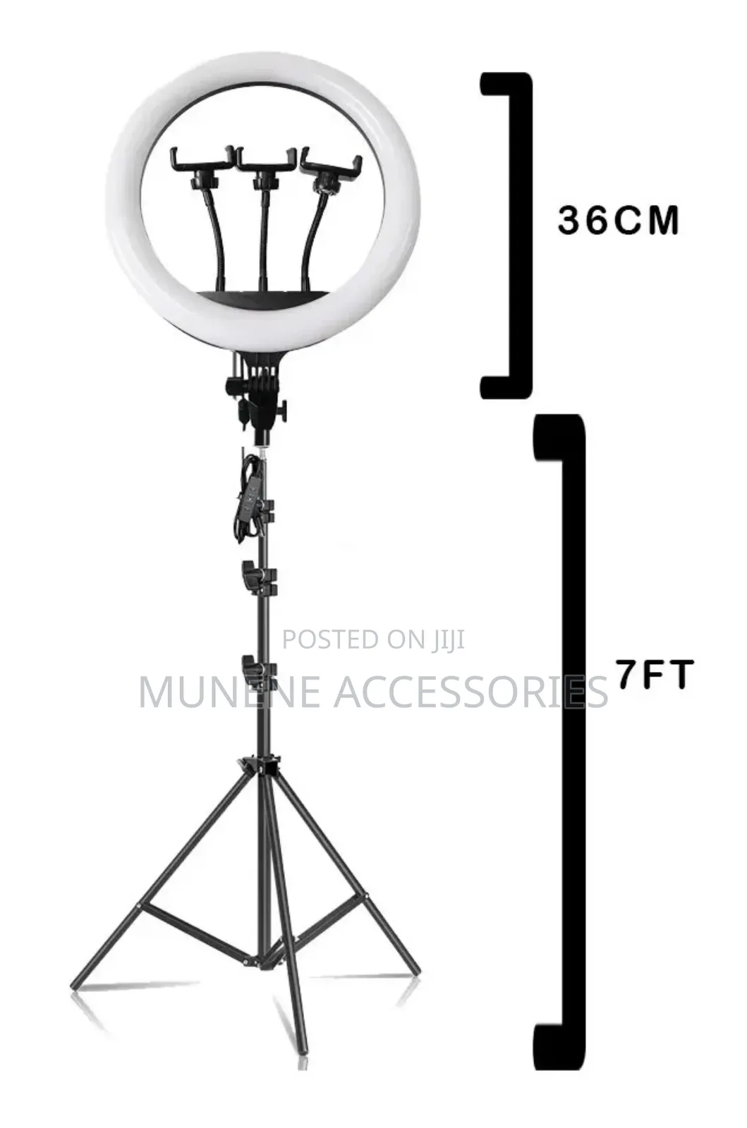14inch Ring Light With 2.1m Tripod Stand 3 Cell Phone Holder