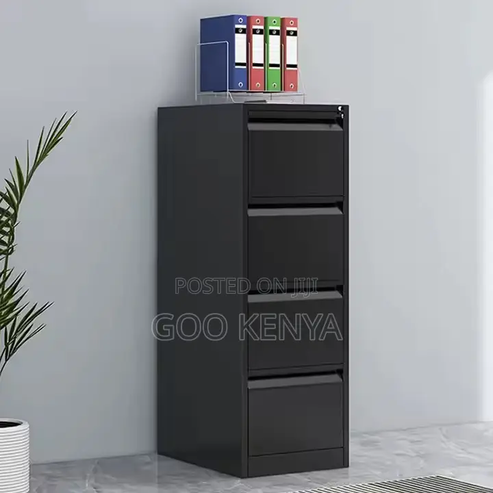 Office Cabinet ; Metal Drawer Filing Cabinet With Four Key