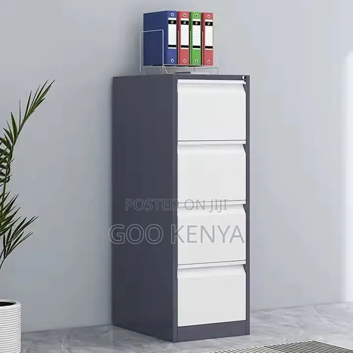 Office Cabinet ; Metal Drawer Filing Cabinet With Four Key