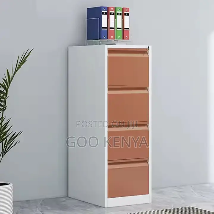 Office Cabinet ; Metal Drawer Filing Cabinet With Four Key
