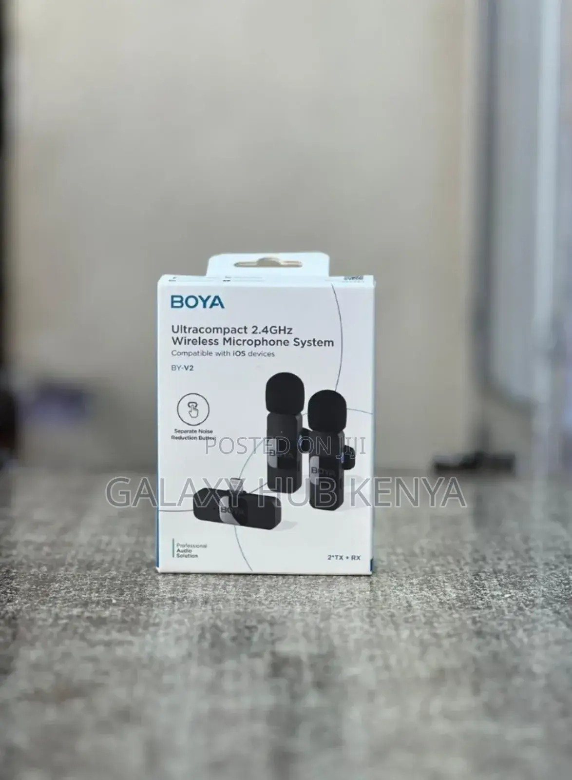 Boya by-V2 Dual Wireless Lavalier Microphone for iPhone,