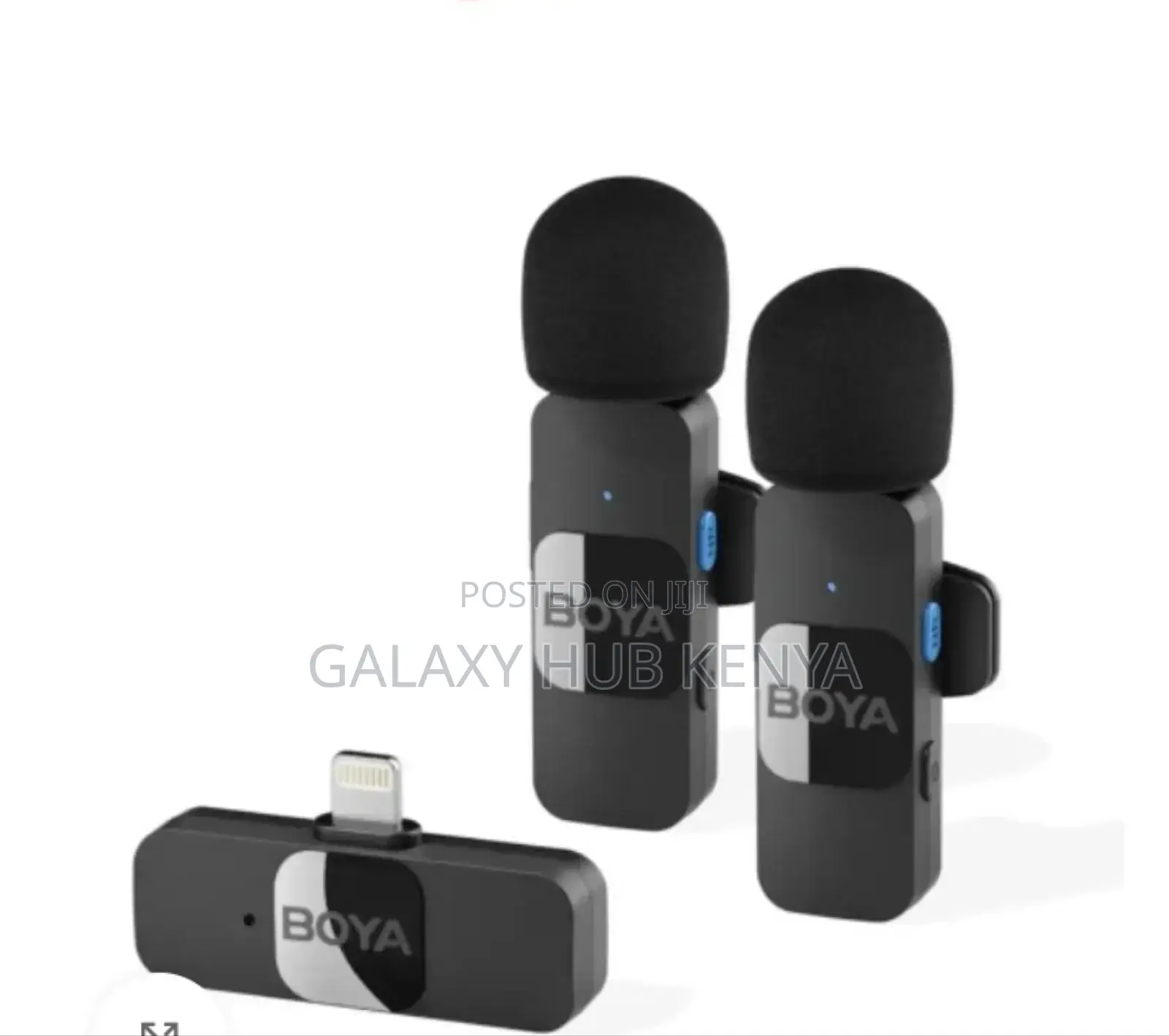 Boya by-V2 Dual Wireless Lavalier Microphone for iPhone,