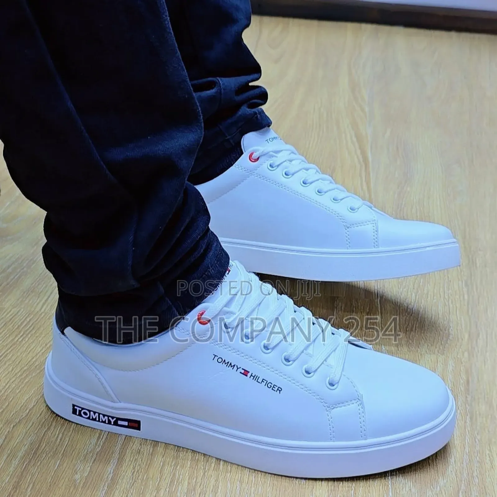 Quality Leather Rubber Sole Tommy Hilfiger Casual Wear Shoes