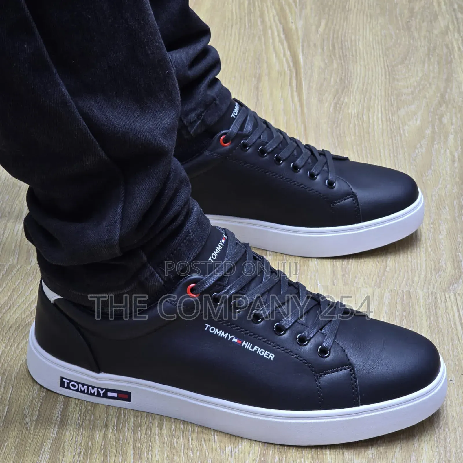 Quality Leather Rubber Sole Tommy Hilfiger Casual Wear Shoes