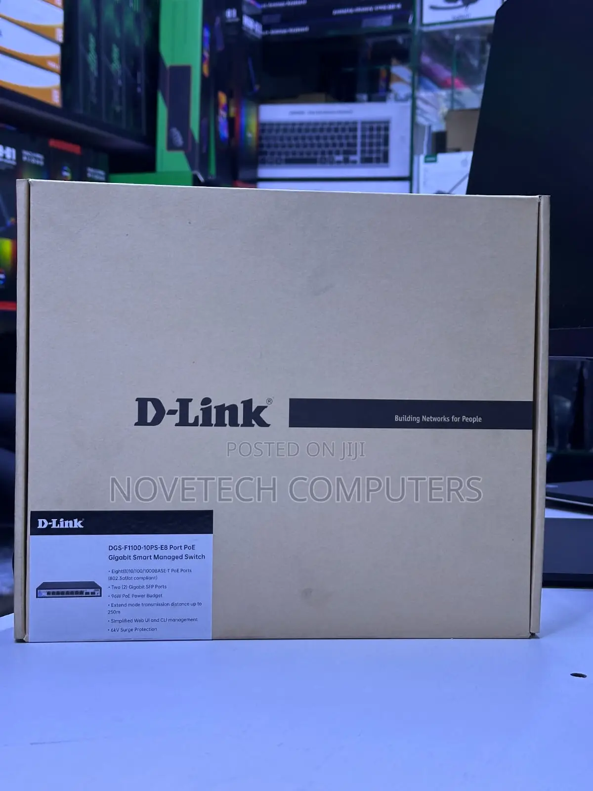 DGS-F1100-10ps D-Link 8 Port Poe Gigabit Smart Managed