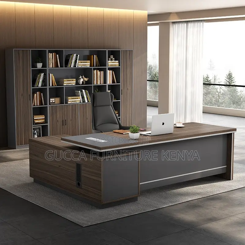 Office Desk: L-Fashion Manager Office Boss Table-1800mm