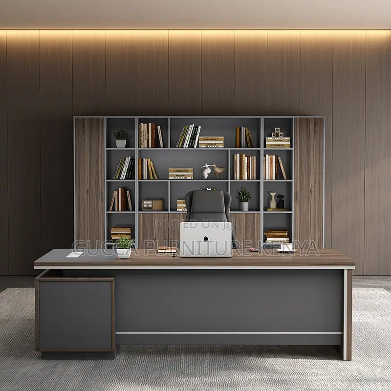 Office Desk: L-Fashion Manager Office Boss Table-1800mm