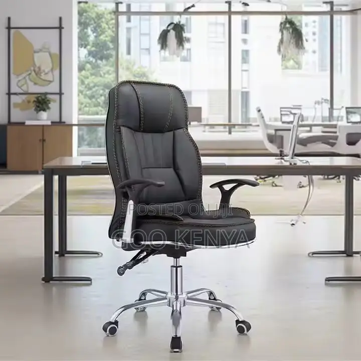 Office Chair ; Reclining Leather Office Computer Chair