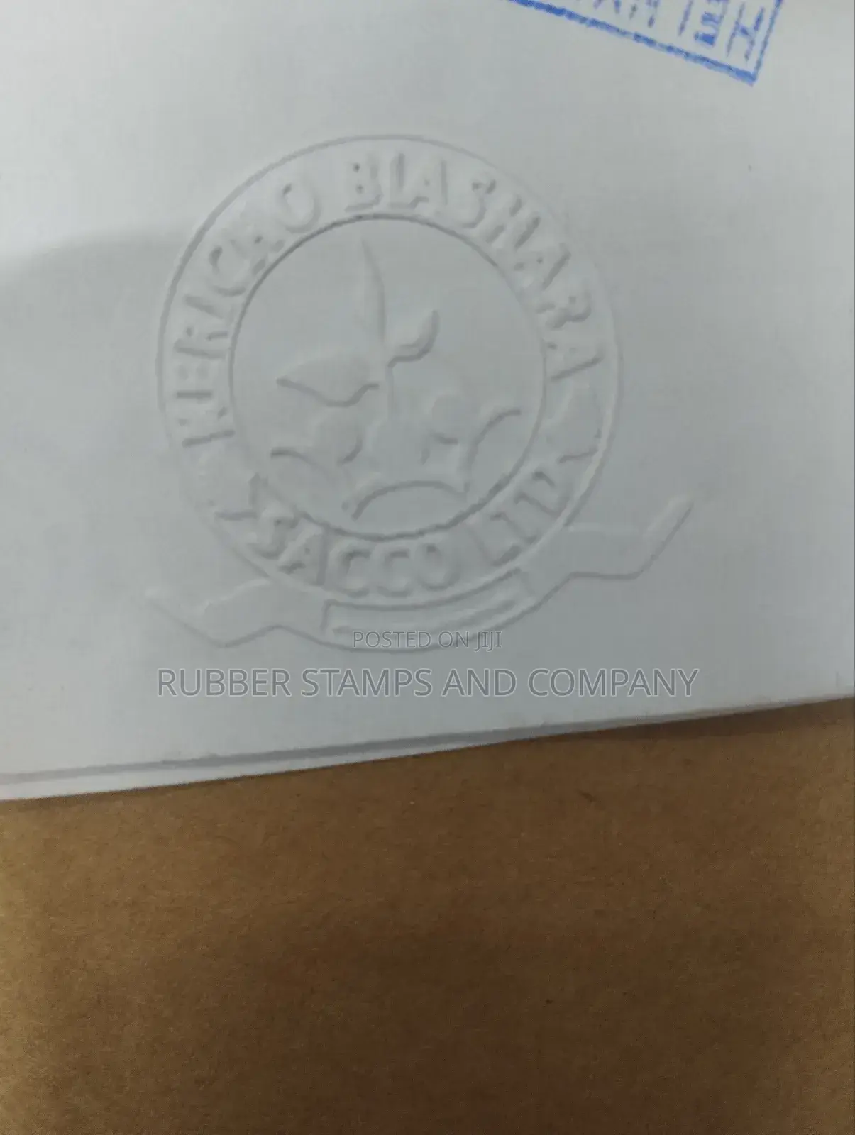 Desk Embossing Company Seal