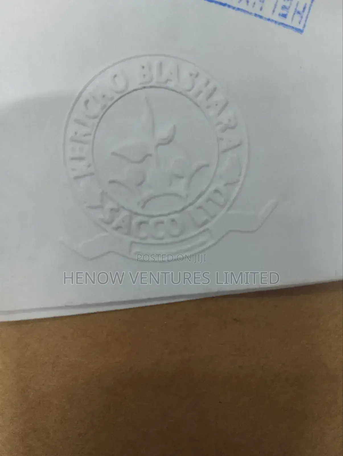 Desk Embossing Company Seal