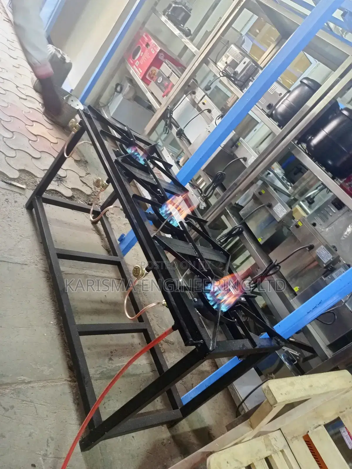 Mild Steel 3 Burner Cooker