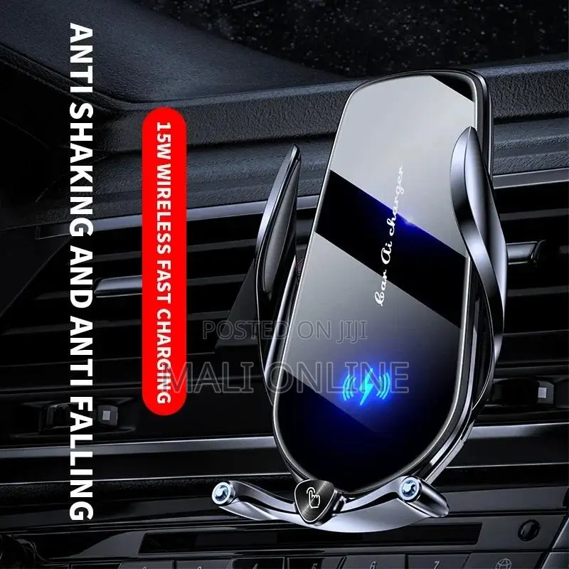2-in-1 Car Phone Holder 15w Wireless Fast Charger