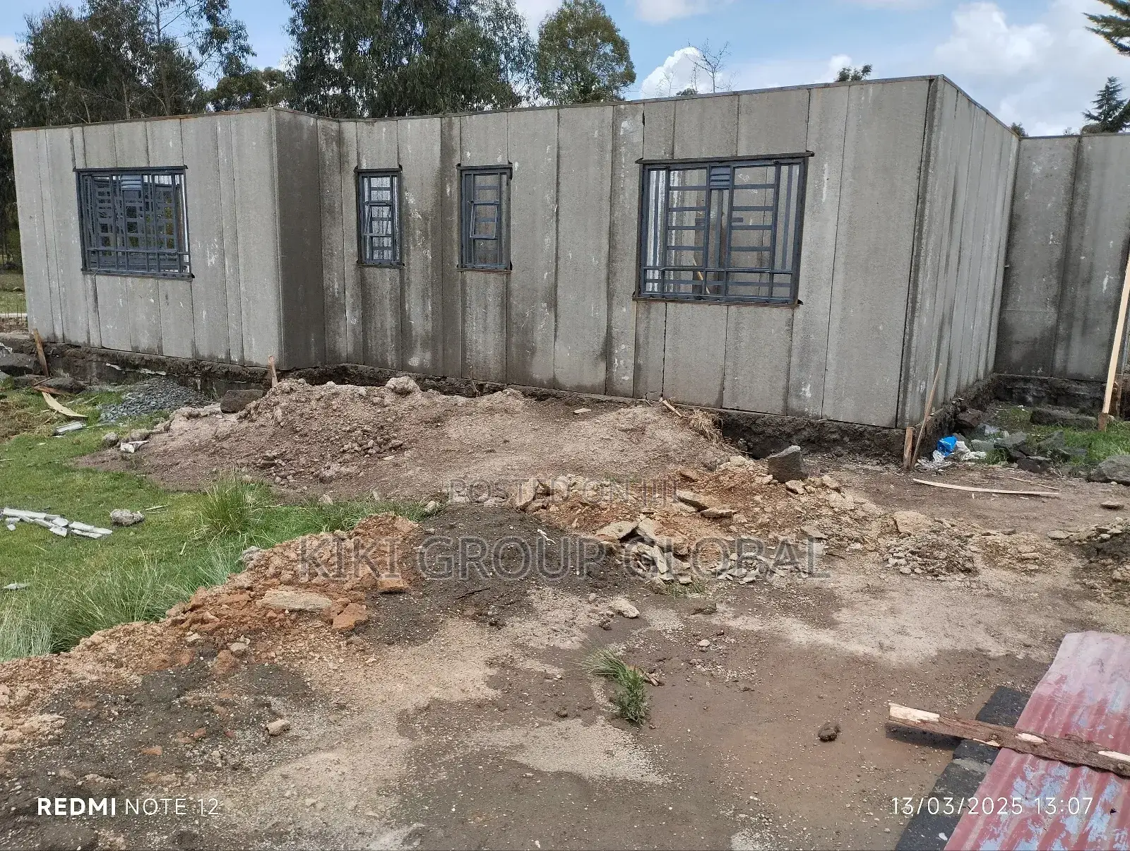 Precast House, Perimeter Fence and Beam to Beam Slab