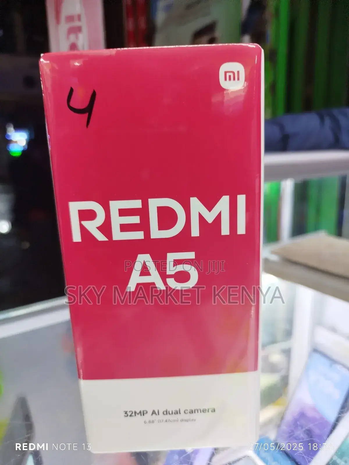 New Xiaomi Redmi A5 4G 128 GB Black