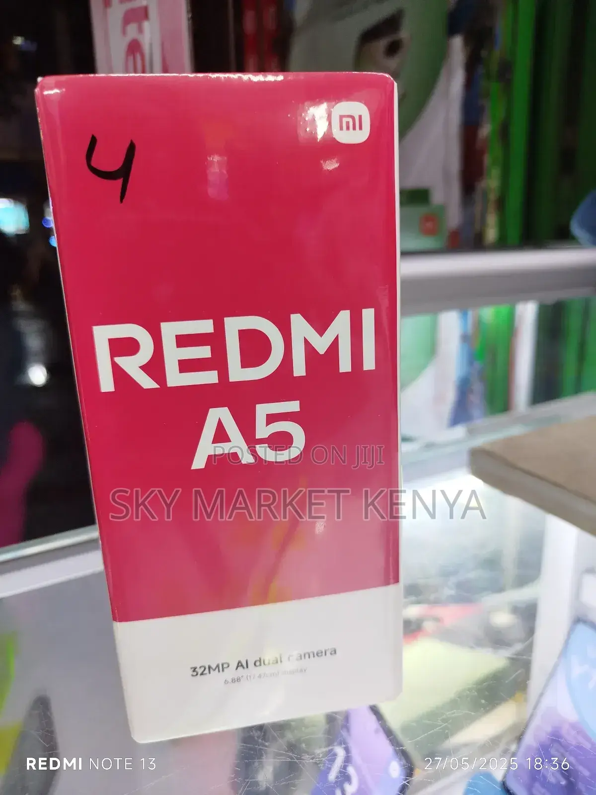 New Xiaomi Redmi A5 4G 128 GB Black