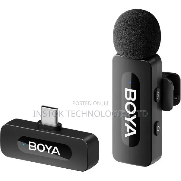 Boya by-V10 Usb C Wireless Lavalier Microphone