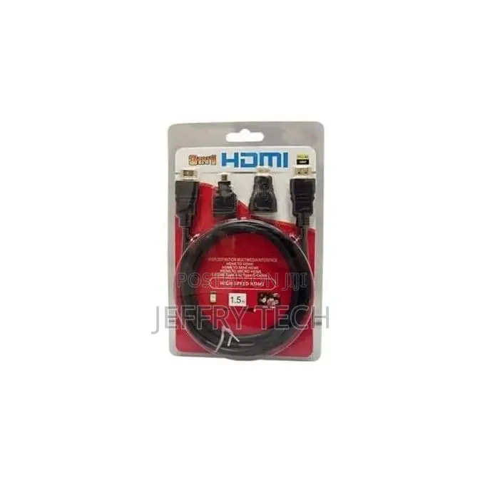 HDTV 3 in 1 Cable Also Suitable as Hdmi 3 in 1 Cable
