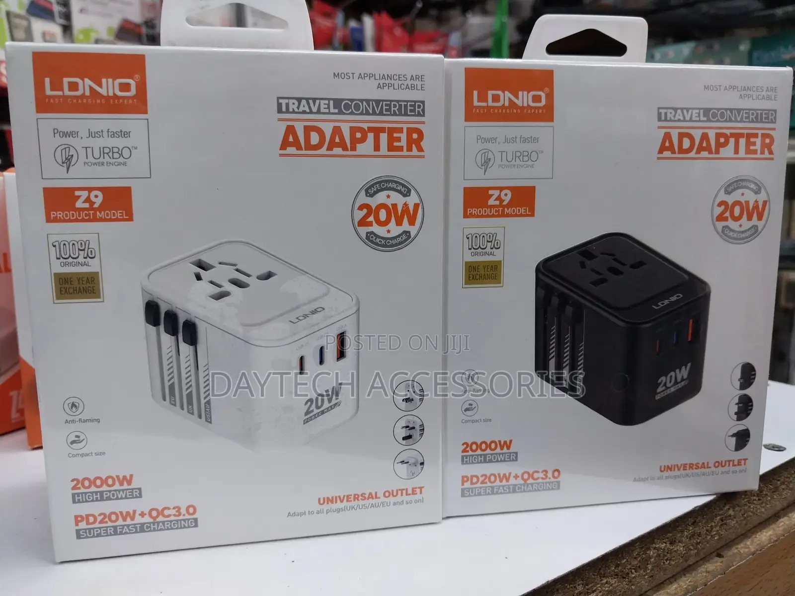 Travel Adapter Ldnio Z9 Universal Us/Uk/Eu/Au Sockets 20w